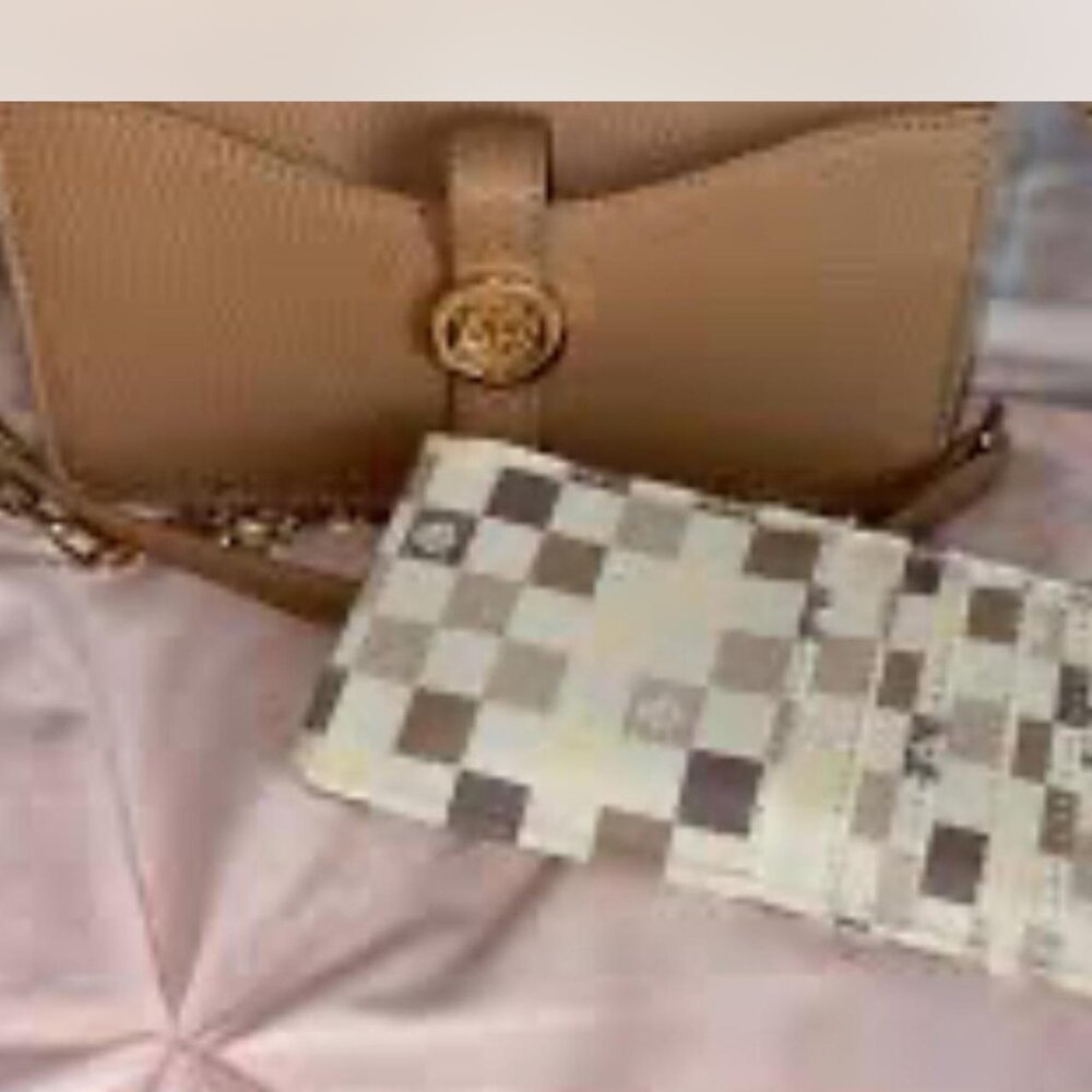 ANN KLEIN BEIGE CROSSBODY